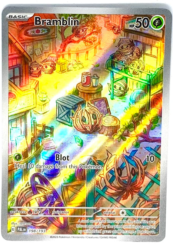 Pokemon - Bramblin 198/193 - Paldea Evolved - Illustration Rare - Alternate Art Card Pokémon
