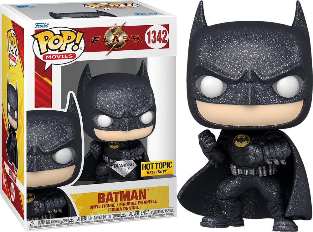 Funko Pop The Flash Batman Diamond Hot Topic Exclusive Vinyl Figure, Black FUNKO
