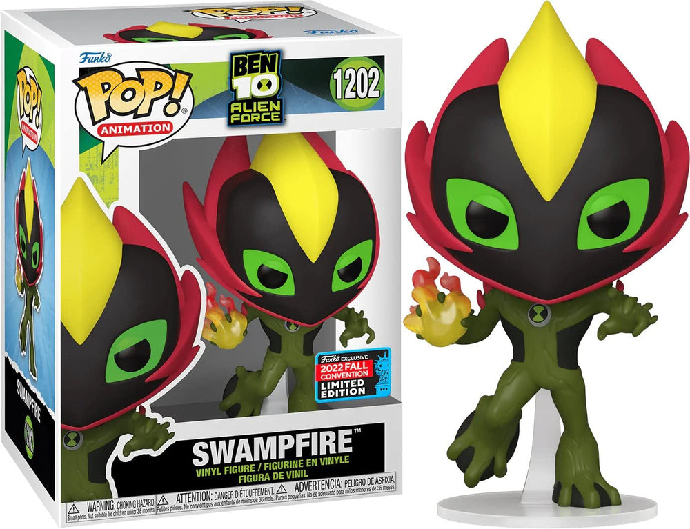 Funko Pop! TV: Ben 10- Swampfire Vinyl Figure (Fall 2022 Shared Convention Exclusive) FUNKO