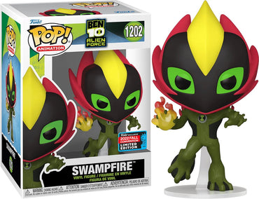 Funko Pop! TV: Ben 10- Swampfire Vinyl Figure (Fall 2022 Shared Convention Exclusive) FUNKO