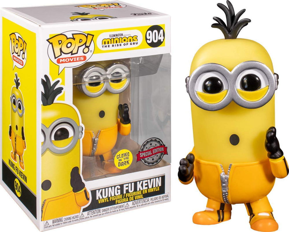 Funko Pop! Minions Kung Fu Kevin # 904 Glow Exclusive FUNKO