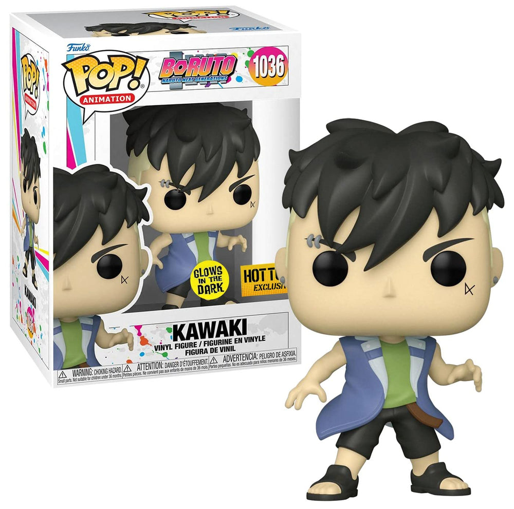 Funko POP! Boruto Naruto Next Generations #1036 KAWAKI (Glow) HOT Topic Exclusive FUNKO