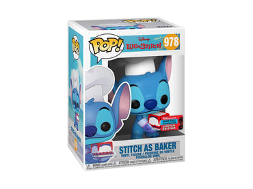 POP Funko Disney Lilo & Stitch 978 Stitch as Baker 2020 Fall Convention Exclusive FUNKO