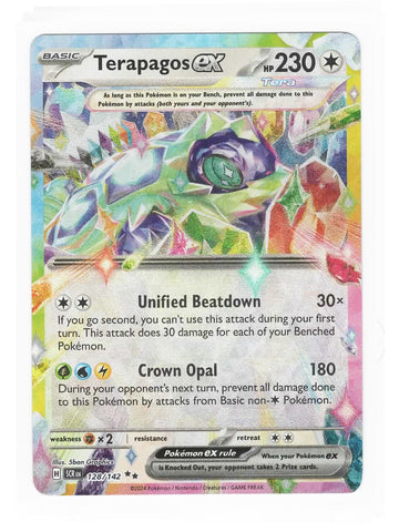 Pokemon - Terapagos ex 128/142 - Stellar Crown Double Rare Card Pokémon