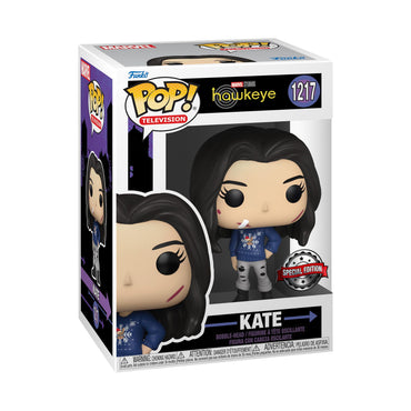 Funko Pop! Marvel: Hawkeye - Kate Bishop Christmas Sweater Special Edition Multicolor Exclusive Vinyl Figure #1217 FUNKO