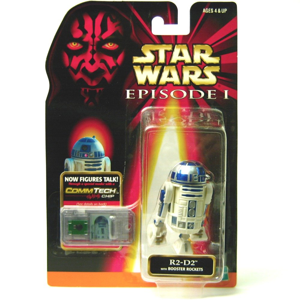 Star Wars Episode I: The Phantom Menace, R2-D2 (Booster Rockets) Action Figure, 3.75 Inches MISC