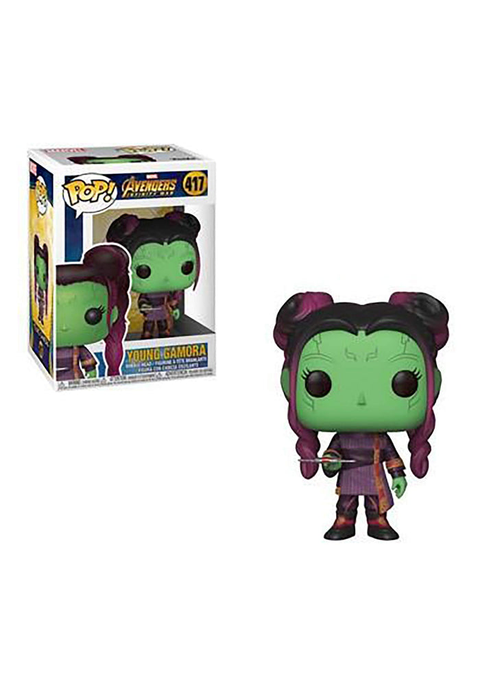 Funko Pop! Marvel: Avengers Infinity War - Young Gamora with Dagger, Standard Toy, Multicolor FUNKO