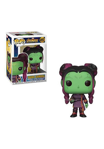 Funko Pop! Marvel: Avengers Infinity War - Young Gamora with Dagger, Standard Toy, Multicolor FUNKO