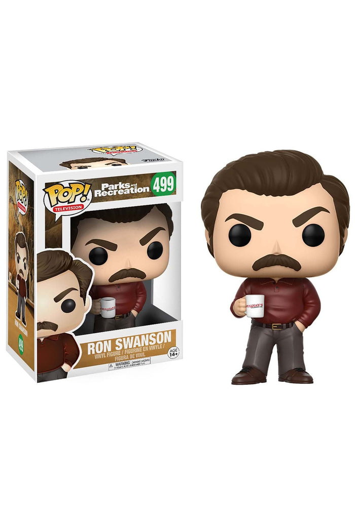 Funko Pop Television: Parks & Recreation - Ron Swanson Figure FUNKO