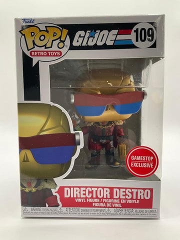 Funko GI Joe POP! Retro Toys Director Destro Exclusive Vinyl Figure #109 FUNKO