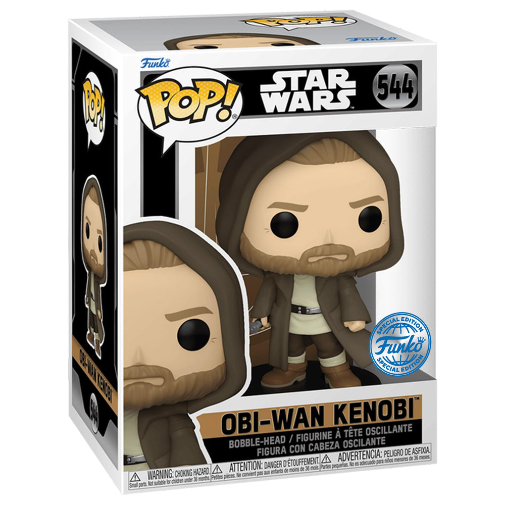 Funko Pop! OBI-Wan Kenobi in Jedi Robe - Star Wars Special Edtion Multicolor Exclusive #544 FUNKO