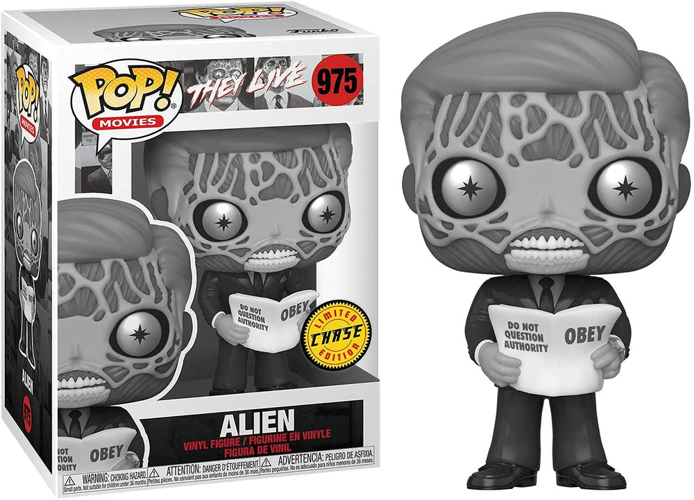 Funko They Live Aliens Vinyl Figure #975 [Black & White, Chase Verson]