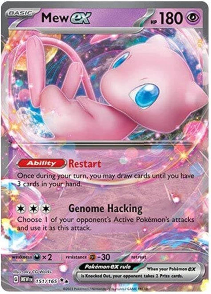 Pokemon - Mew ex 151/165 - Pokemon 151 - Double Rare - Single Card Pokémon