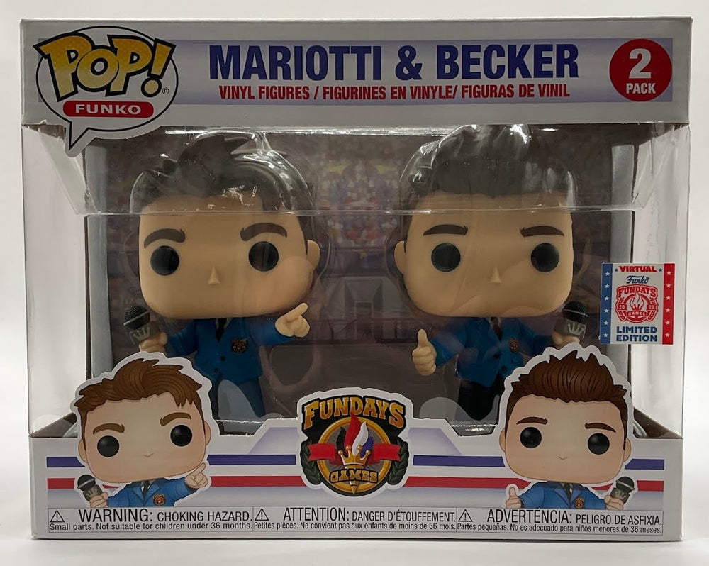 POP! Fundays Games: Mariotti and Becker 2 Pack - Fundays 2021 Limited Edition FUNKO