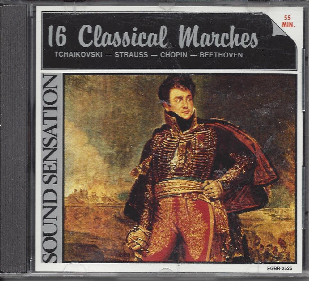 16 Classical Marches: Tchaikovski-Strauss-Chopin-Beethoven CD