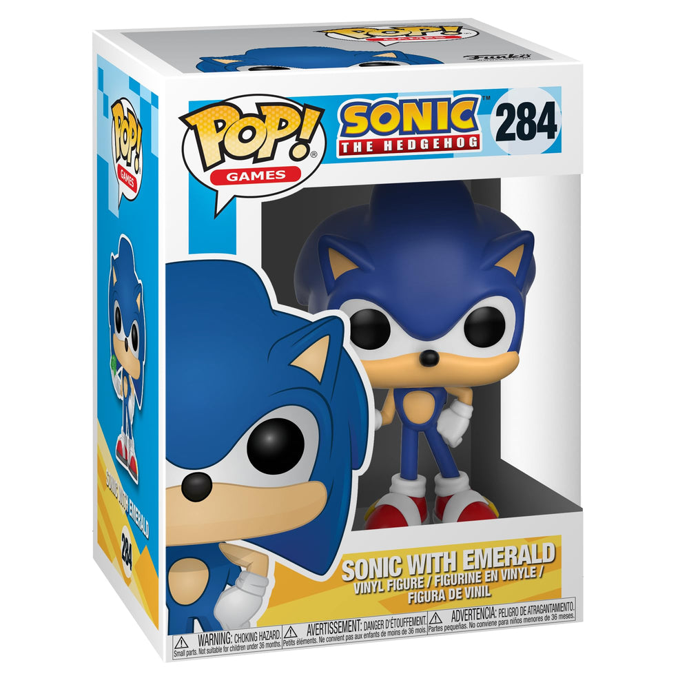 Funko POP! Games: Sonic the Hedgehog - Sonic with Emerald
