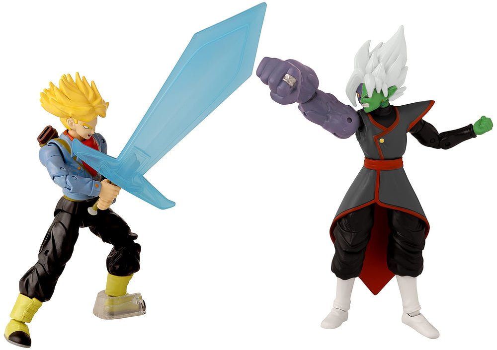 Bandai America - Dragon Ball Super Dragon Stars Battle Pack Future Trunks Vs. Fusion Zamasu FIGURE
