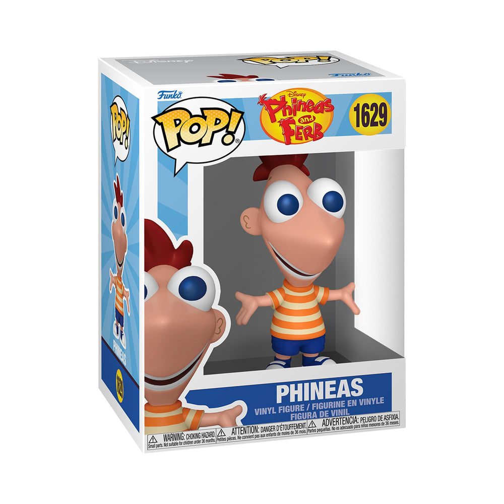 Funko Pop! Disney: Phineas and Ferb - Phineas - Collectable Vinyl Figure - Gift Idea - Official Merchandise - Toys for Kids & Adults - Cartoon Fans - Model Figure for Collectors and Display FUNKO