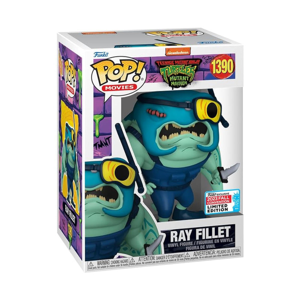 Funko Teenage Mutant Ninja Turtles Mutant Mayhem POP! Movies Ray Fillet Exclusive Vinyl Figure #1390 FUNKO