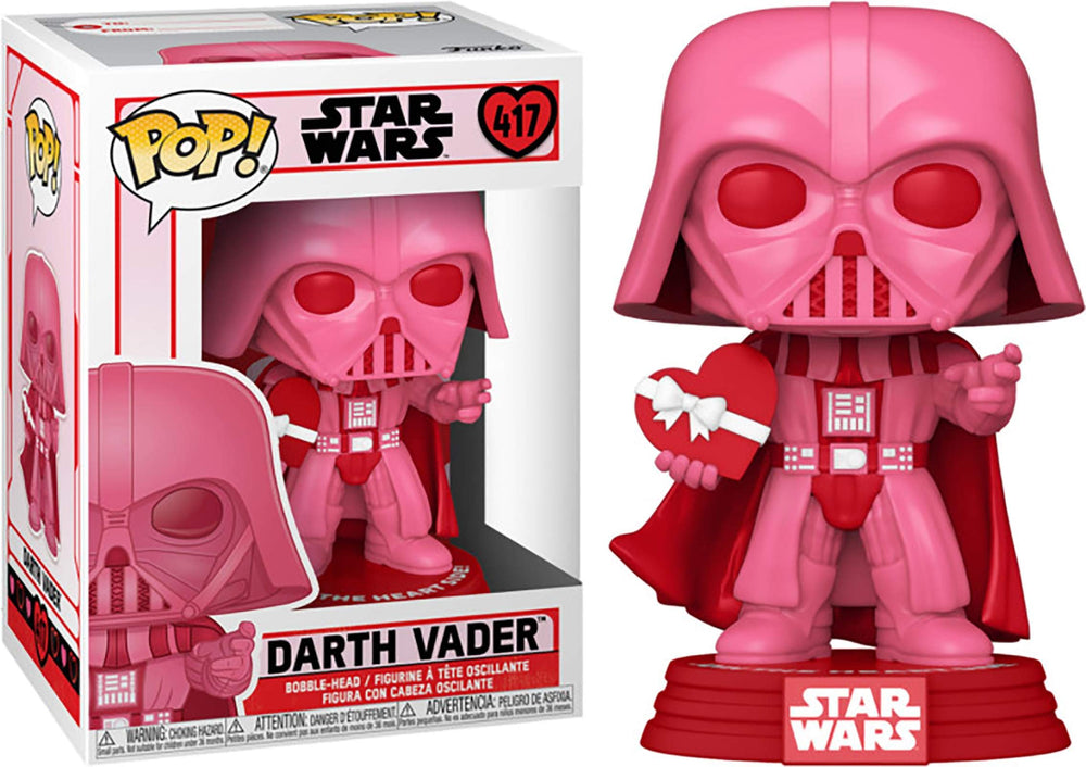 Funko POP Star Wars: Valentines - Vader with Heart, Multicolor, Standard FUNKO