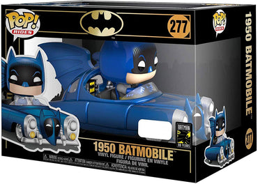 Funko Pop! Rides: Batman 80th - Blue Metallic 1950 Batmobile Vinyl Figure, Amazon Exclusive FUNKO