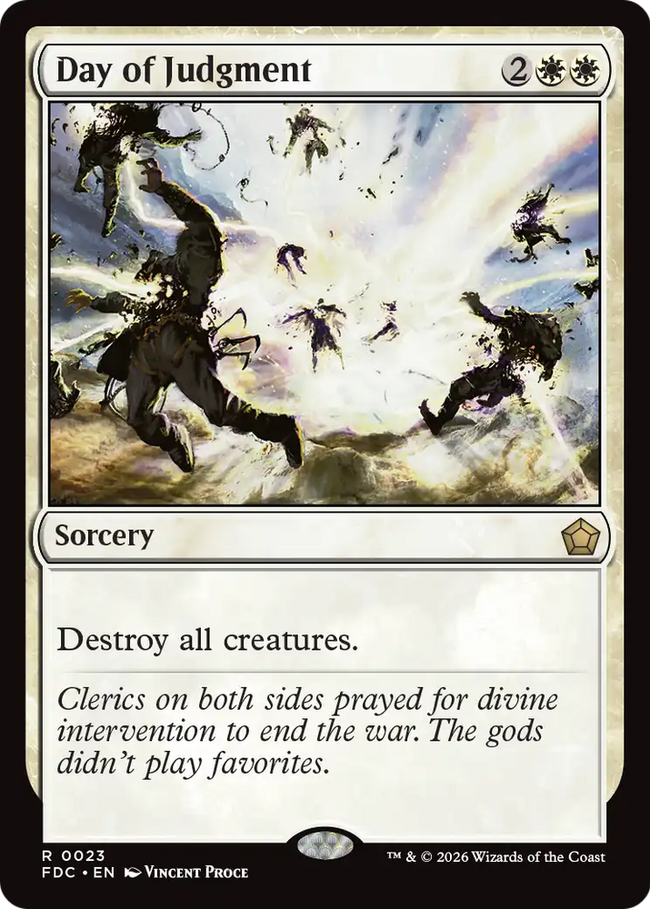 Day of Judgment [Foundations Commander] Magic: The Gathering
