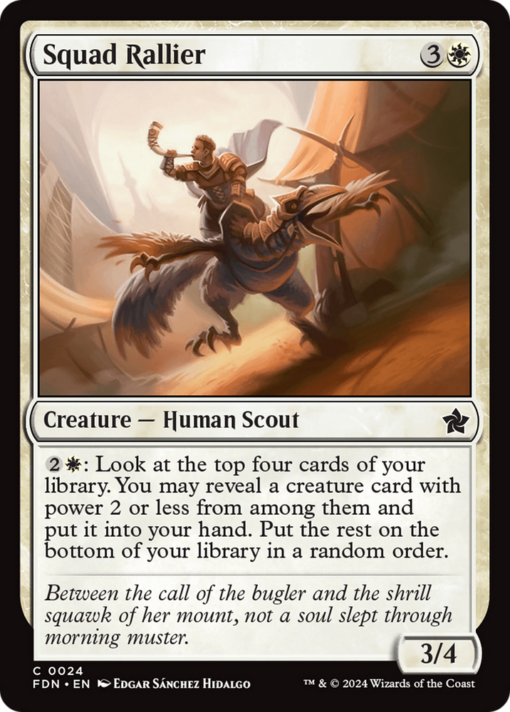 Squad Rallier [Foundations] Magic: The Gathering
