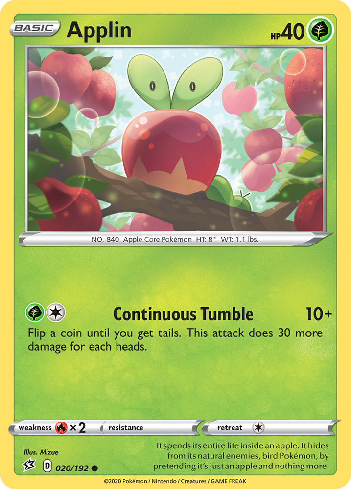 Applin (020/192) [Sword & Shield: Rebel Clash] Pokémon