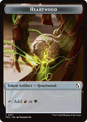 Heartwood // Thopter Double-Sided Token [Reality Fracture Tokens] Magic: The Gathering