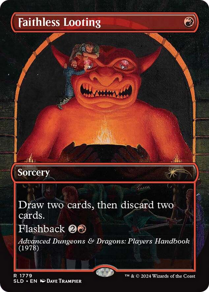 Faithless Looting [Secret Lair Drop Series] Magic: The Gathering