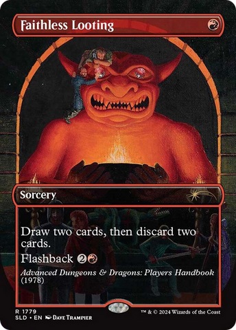 Faithless Looting [Secret Lair Drop Series] Magic: The Gathering