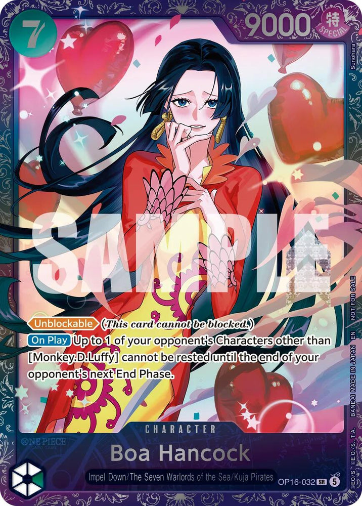 Boa Hancock (Treasure Cup August 2026) [One Piece Promotion Cards] Bandai