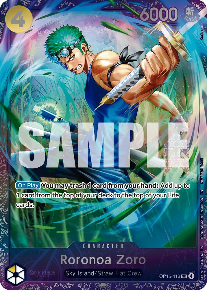Roronoa Zoro (Treasure Cup August 2026) [One Piece Promotion Cards] Bandai