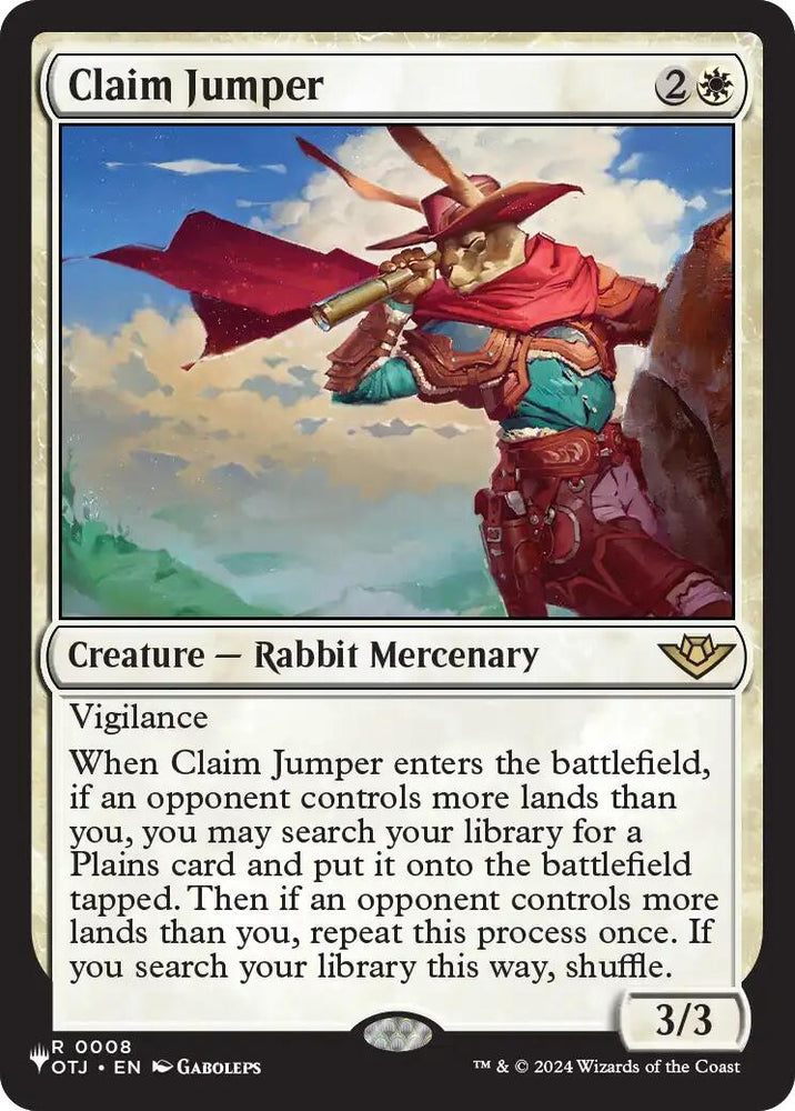 Claim Jumper [The List] Magic: The Gathering