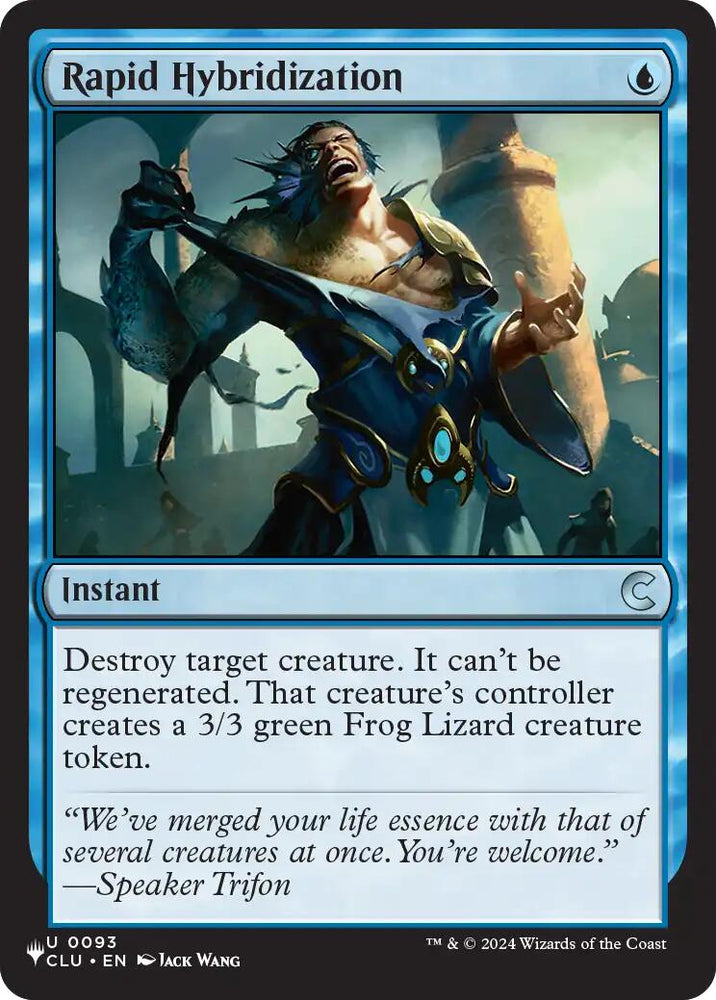 Rapid Hybridization (CLU) [The List] Magic: The Gathering