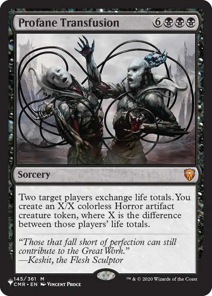 Profane Transfusion [The List] Magic: The Gathering
