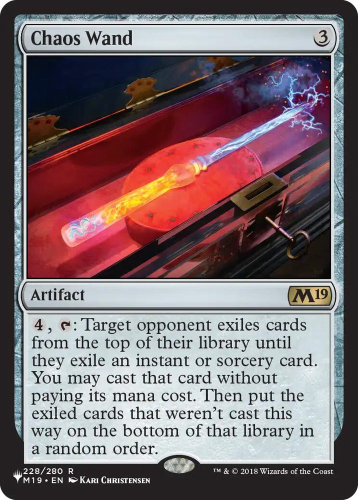 Chaos Wand [The List] Magic: The Gathering