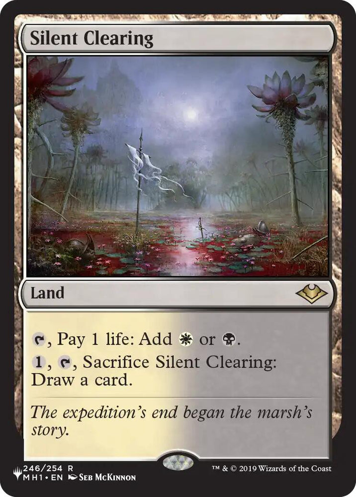 Silent Clearing [The List] Magic: The Gathering