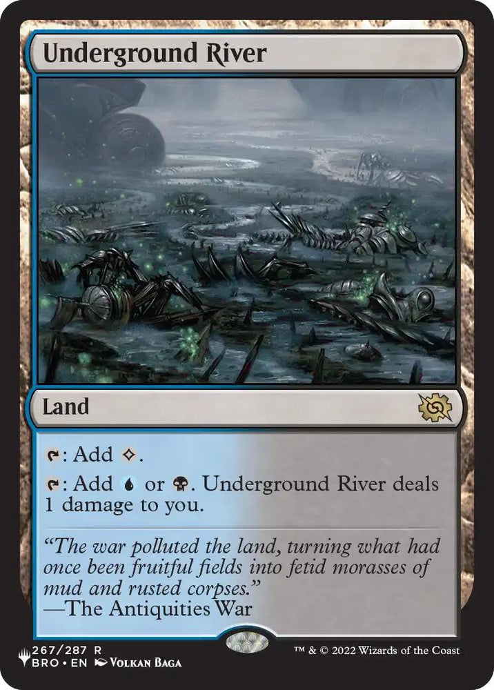 Underground River [The List] Magic: The Gathering