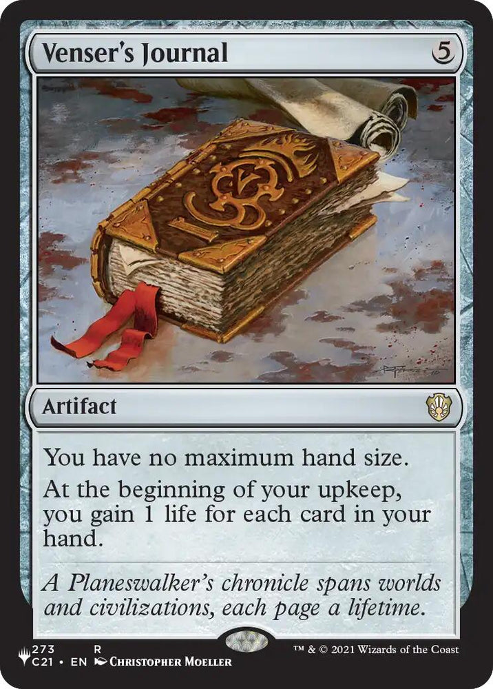 Venser's Journal [The List] Magic: The Gathering