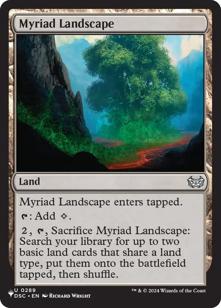 Myriad Landscape (DSC) [The List] Magic: The Gathering