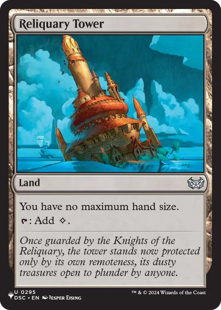 Reliquary Tower (DSC) [The List] Magic: The Gathering