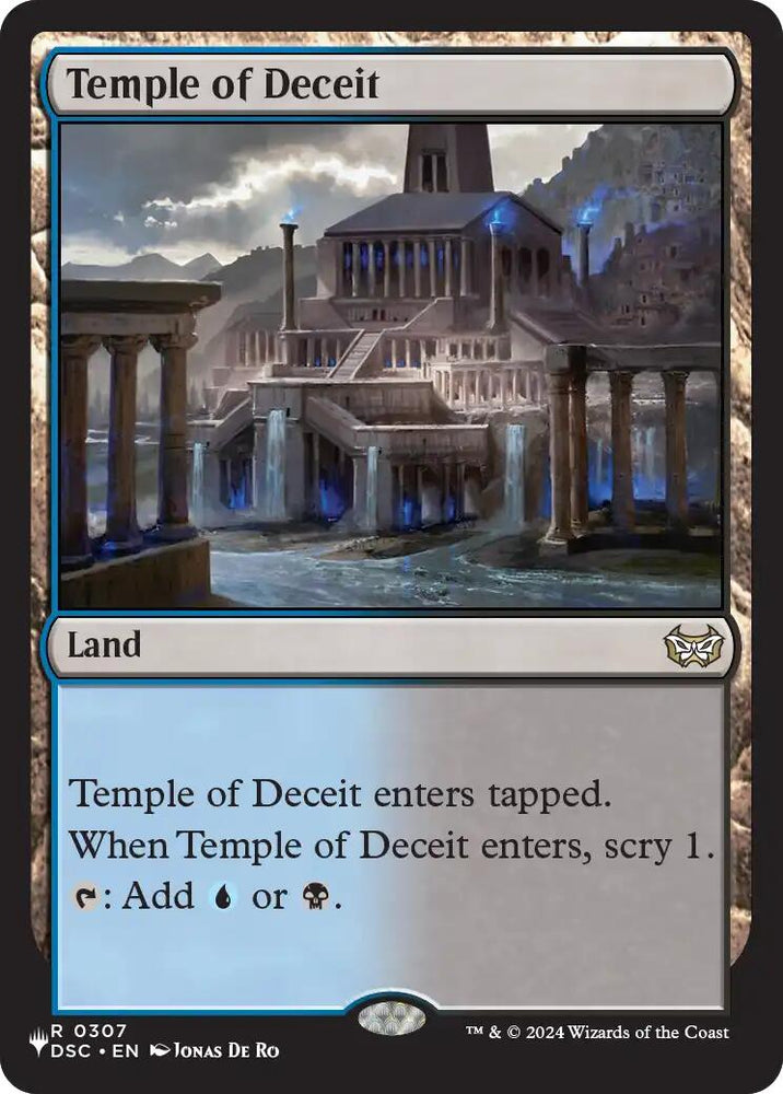 Temple of Deceit [The List] Magic: The Gathering