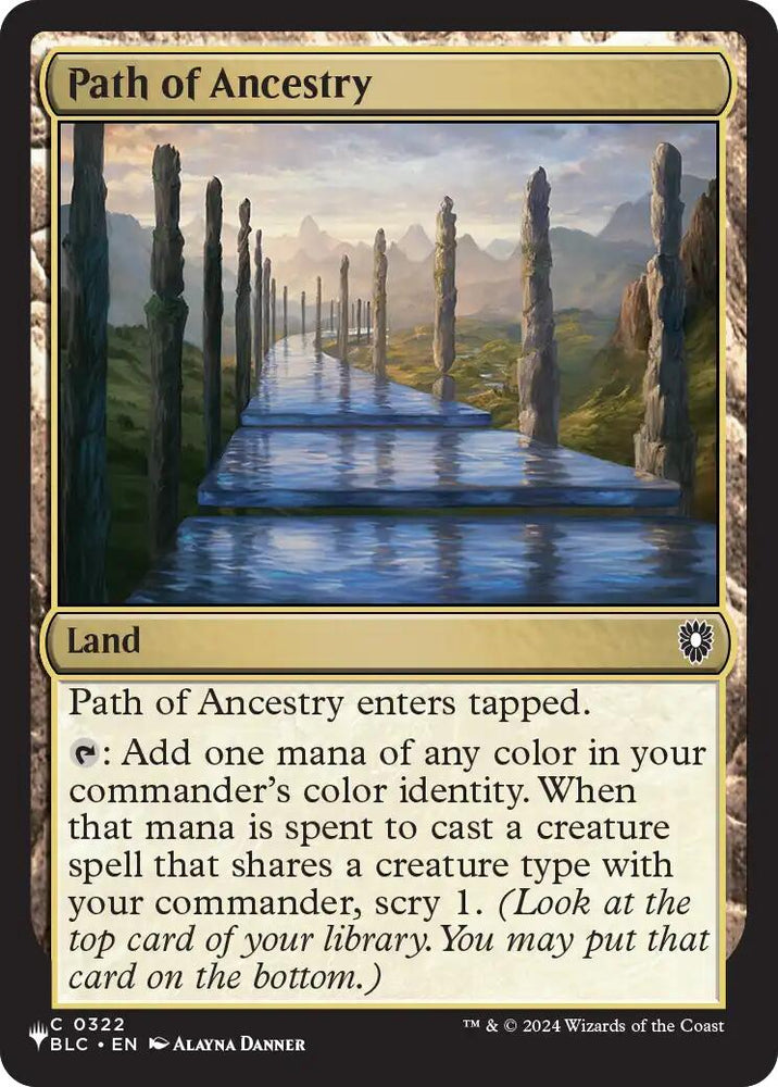 Path of Ancestry (BLC) [The List] Magic: The Gathering