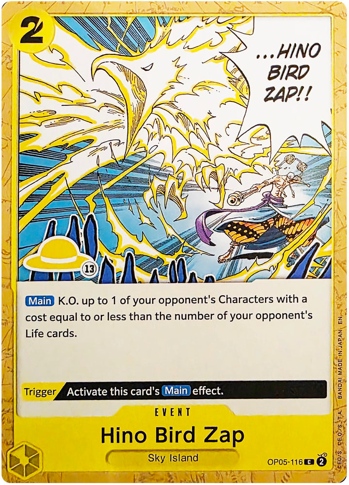Hino Bird Zap (Luffy Deck) [Set Sail Deck Set] Bandai