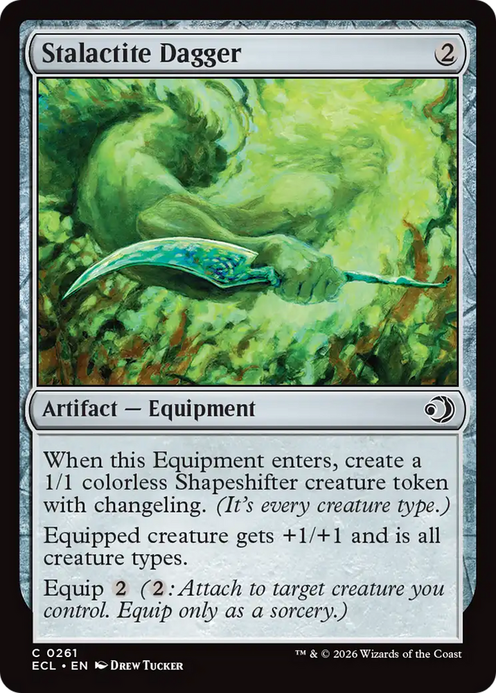 Stalactite Dagger [Lorwyn Eclipsed] Magic: The Gathering