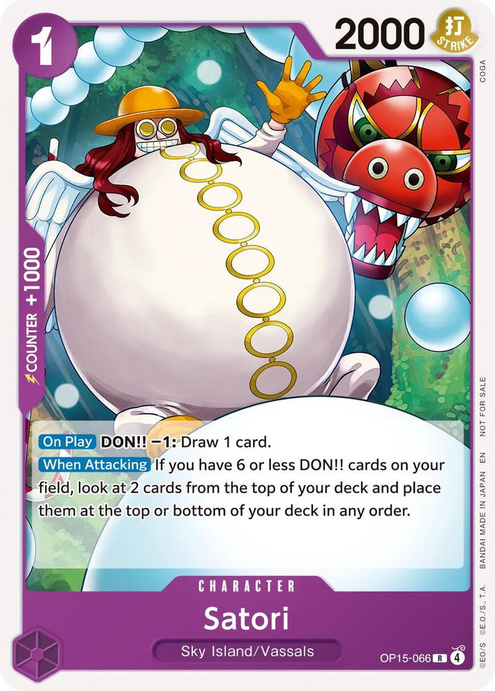 Satori (Tournament Pack 2026 Vol. 4) [One Piece Promotion Cards] Bandai