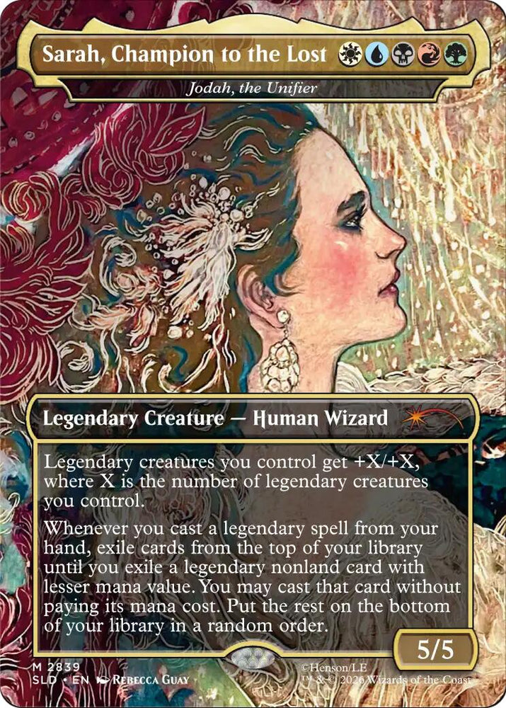 Sarah, Champion to the Lost - Jodah, the Unifier [Secret Lair Drop Series] Magic: The Gathering