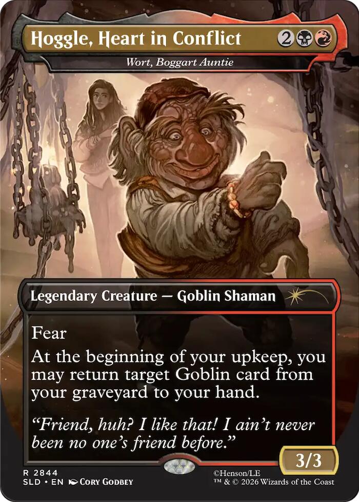 Hoggle, Heart in Conflict - Wort, Boggart Auntie [Secret Lair Drop Series] Magic: The Gathering