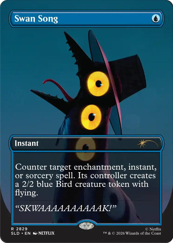 Swan Song (2829) [Secret Lair Drop Series] Magic: The Gathering